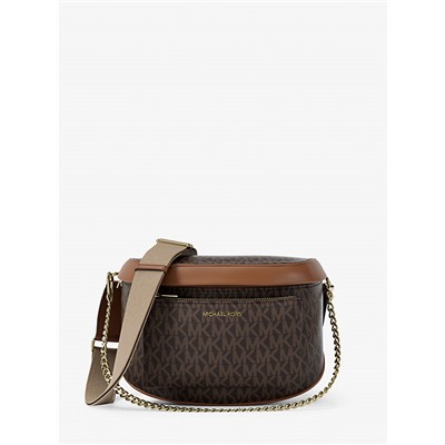 Michael Kors Outlet Slater Medium Signature Logo Sling Pack