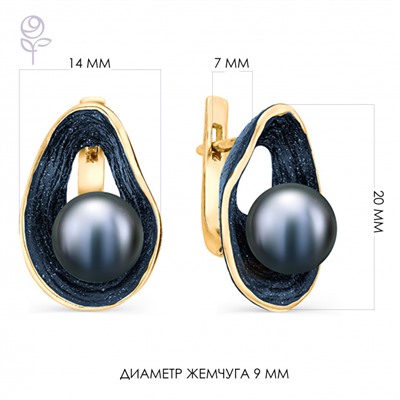 Серьги серебро 52250Y2U