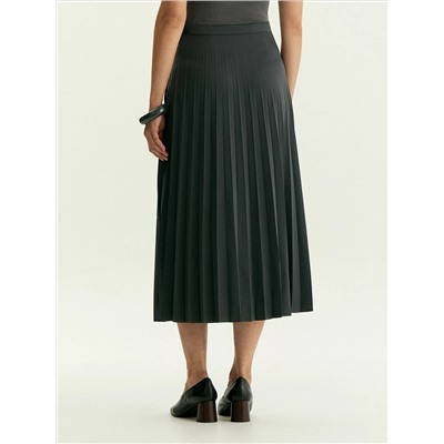Юбка-плиссе миди, S1066/posh