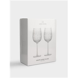 Бокал для белого вина, 400 мл, 2 шт, кристальное стекло, Violin