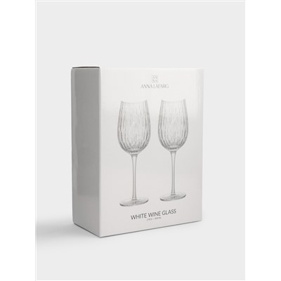 Бокал для белого вина, 400 мл, 2 шт, кристальное стекло, Violin