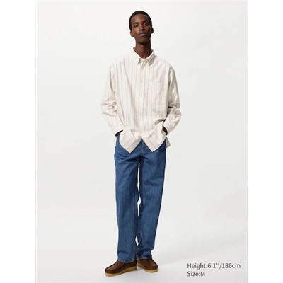 Camisa oxford oversize rayas