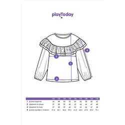 Блуза PLAYTODAY, 998859