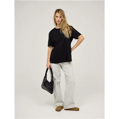 Черная блузка "Капля"