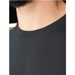 Футболка полуприлегающего кроя с принтом из премиального хлопка