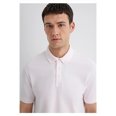 Mavi Mor Polo Tişört Slim Fit / Dar Kesim 063247-70989