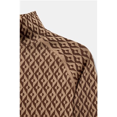 JACQUARD SEAMLESS THERMOLITE® CORE THERMAL T-SHIRT SKI COLLECTION