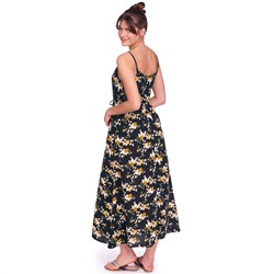 Damen Maxikleid mit Spaghettiträgern