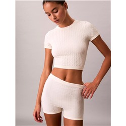 Rib Emblem Seamless Shortie