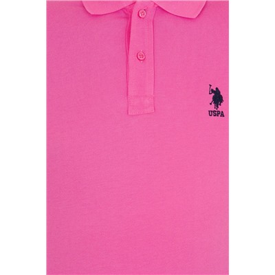 Erkek Pembe Basic Polo Yaka Tişört