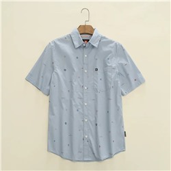 Мужская рубашка с коротким рукавом  Quiksilve*r 👕