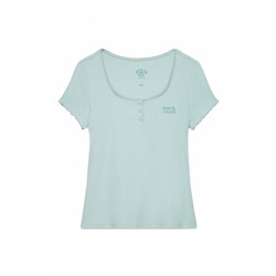 Camiseta manga corta algodón verde