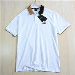 Мужское хлопковое поло  Hug*o Bos*s   Экспортный магазин