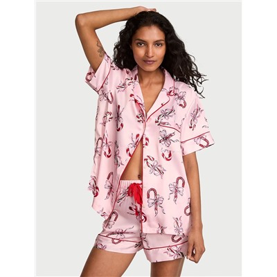 Victoria's Secret Glazed Satin Short Pajama Set