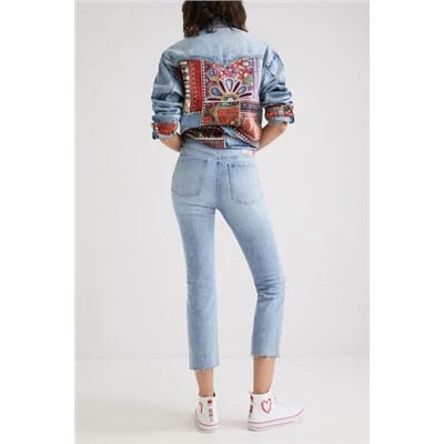 Vaquero Straight cropped cenefas