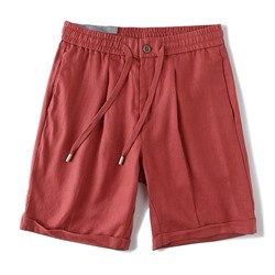 Мужские льняные шорты в стиле old money  (3 цвета)