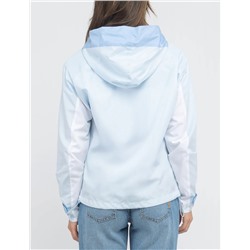 COLOR BLOCK HOODED WINDBREAKER