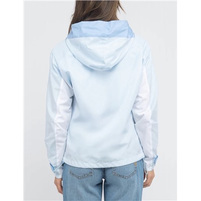 COLOR BLOCK HOODED WINDBREAKER