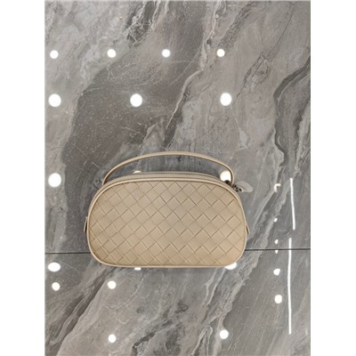 Сумка женская натуральная кожа в стиле MiuMiu арт. 0894  Размер: 22*8.5*13 см Кремовый