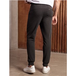 Брюки из тонкого футера с карманом на молнии