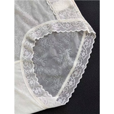 Женское нижнее бельё.  Набор супер тонких трусов из прозрачного кружева ЛА ПЕРЛ*А