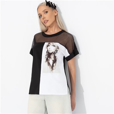 Футболка комбинированная, Ты в деле (girl)