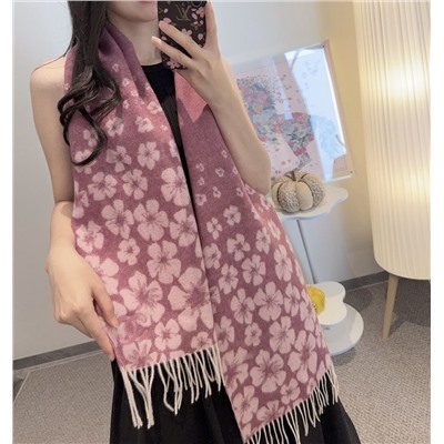 Нежный кашемировый шарф  Chane*l