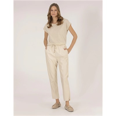 Bej Comfort Fit Tişört