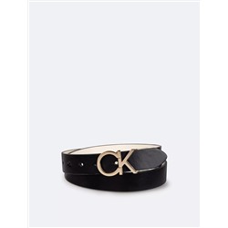 Monogram Logo Plaque Reversible Belt