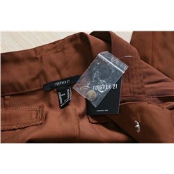 Повседневные брюки с высокой талией и широкими штанинами