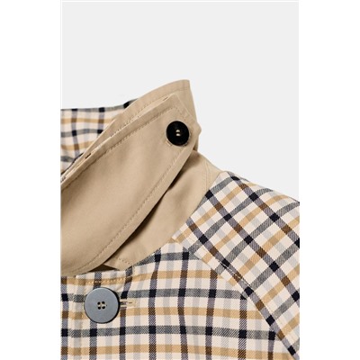 TRENCH CUADROS REVERSIBLE ZW COLLECTION ТРЕНЧ ДВУСТОРОННИЙ