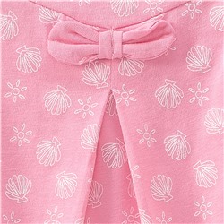 Baby Top mit Muschel-Allover