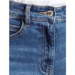 Джинсы дудочки из эластичного плотного денима