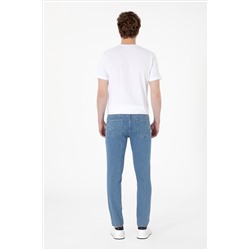 Erkek Açık Mavi Slim Fit Jean Pantolon