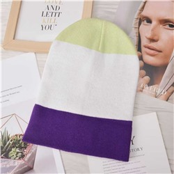 Вязанная шапка ЛЕВАЙ*С в полоску