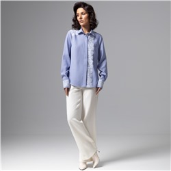 Блуза комбинированная с кружевом, Совершенство по умолчанию