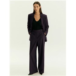 Брюки широкого кроя, D283/violet