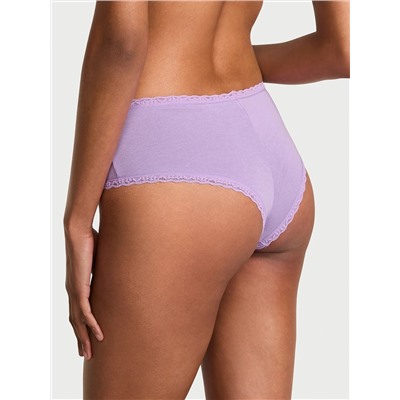 Cotton Lace Bow Cheeky Panty