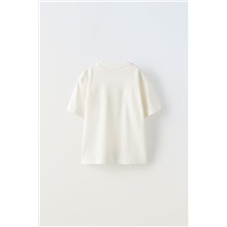 SLOGAN T-SHIRT WITH LABEL