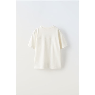 SLOGAN T-SHIRT WITH LABEL