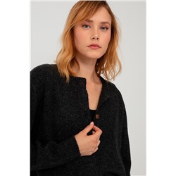 Cárdigan Gris oscuro jaspeado