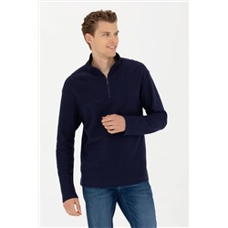 Erkek Lacivert Sweatshirt