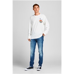 Vaquero slim fit de algodón orgánico Azul