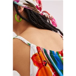 Blusa halter tropical