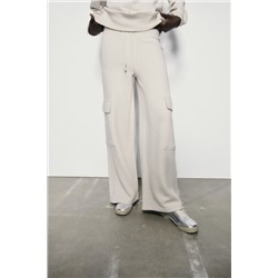 PANTALÓN RECTO CARGO FELPA