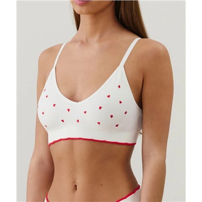 Sujetador bralette triangular sin costuras