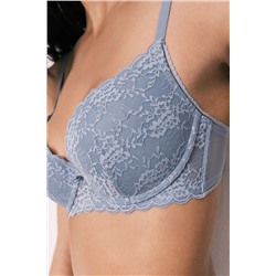 Sujetador push up encaje azul GORGEOUS