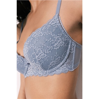 Sujetador push up encaje azul GORGEOUS