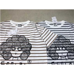 Футболка в полоску SC с короткими рукавами