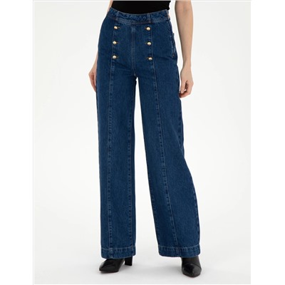 Koyu İndigo Jean Pantolon